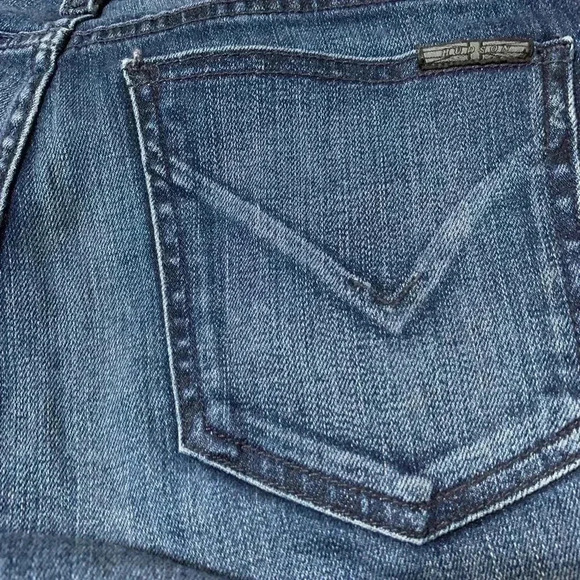 Hudson Dark Wash Cuffed Skinny Jeans 25 - Picture 9 of 9